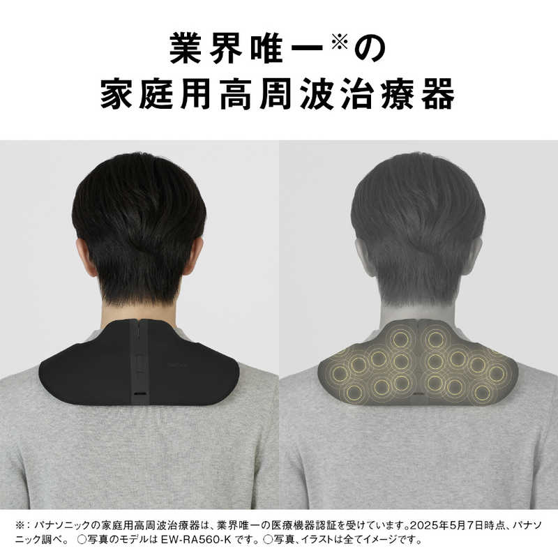 【ラッピング可】【即日発送】【新品】Panasonic パナソニック 高周波治療器 コリコランワイド3D EW-RA560-H グレージュ