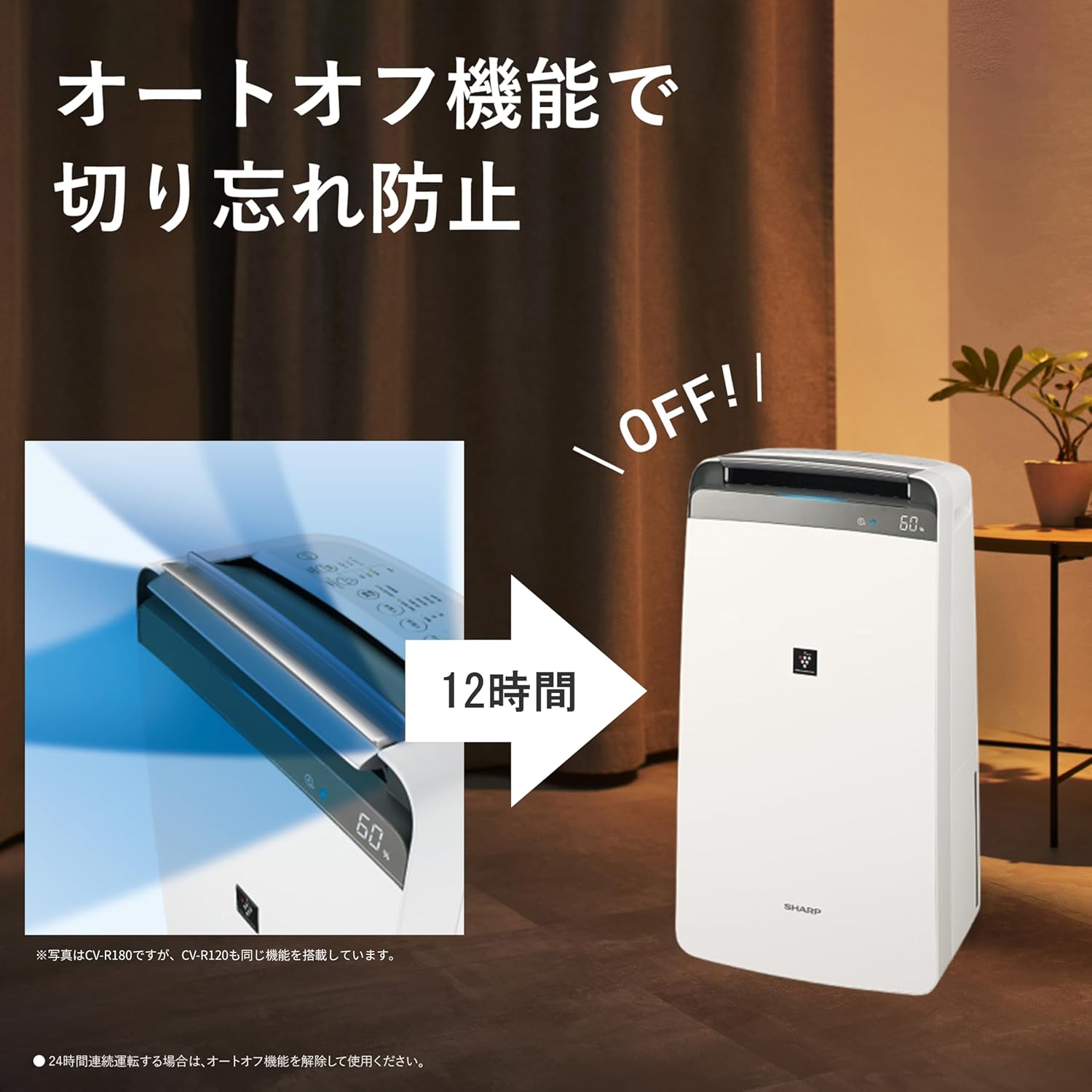 【即日発送】【新品 箱不良・シュリンク破れ品】SHARP シャープ 衣類乾燥除湿機 CV-R120-W ホワイト